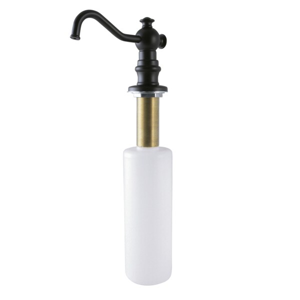 SD7600MB Curved Nozzle Metal Soap/Lotion Dispenser, Matte Black
